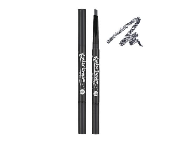 Карандаш для бровей Wonder Drawing 24hr Auto Eyebrow 01 Gray Black