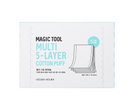 Многослойные хлопковые салфетки Magic Tool Multi (5-Layer) Cotton Puff 80 шт