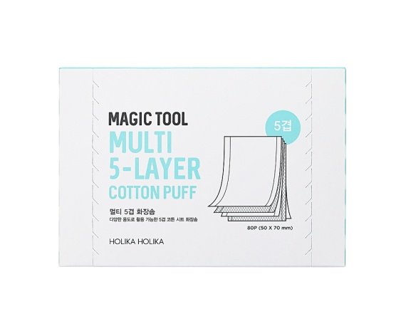 Magic Tool Multi (5-Layer) Cotton Pads 80 pcs