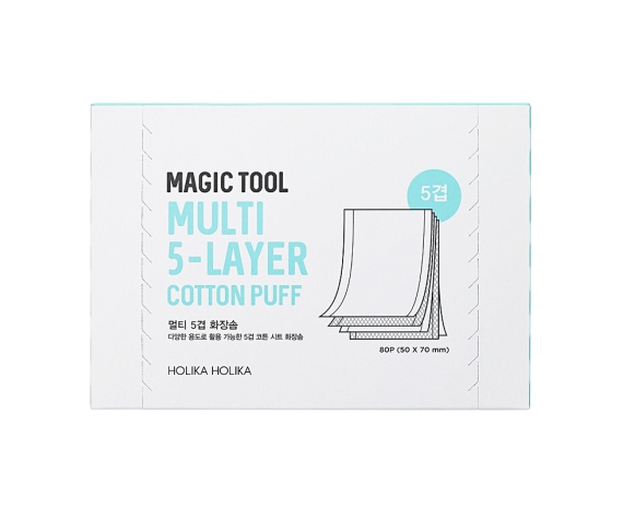 Vatipadjad Magic Tool Multi (5-Layer) Cotton Pads 80 tk