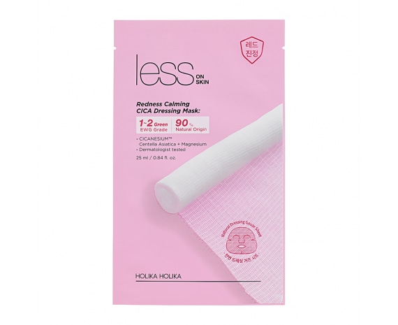 Less On Skin Redness Calming CICA Dressing Mask