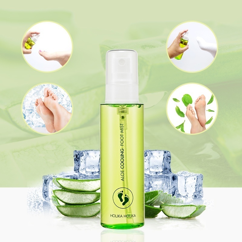 Image result for HOLIKA HOLIKA ALOE COOLING FOOT MIST