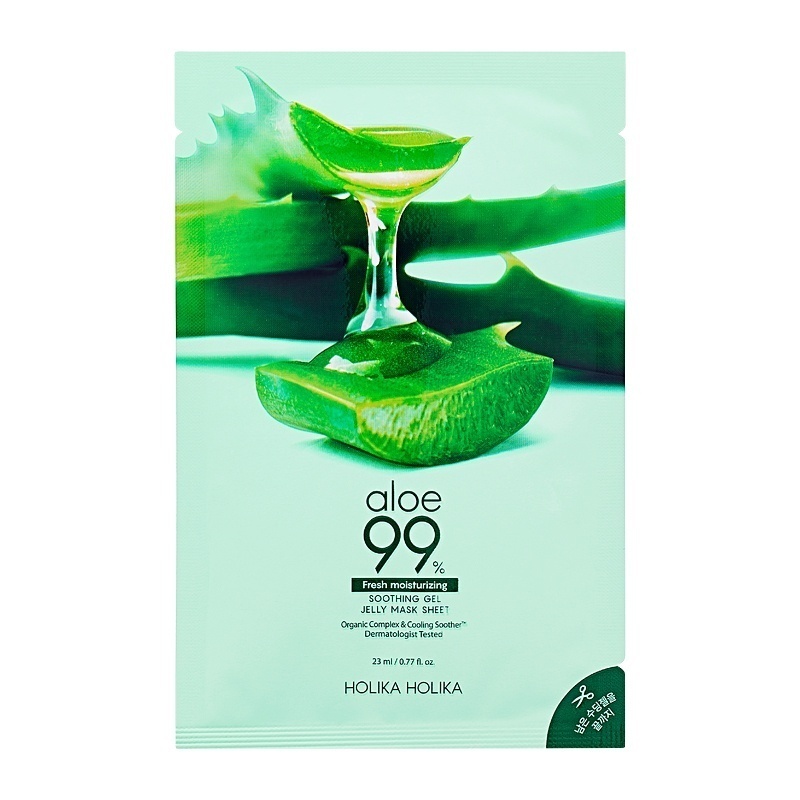 Aloe 99% Soothing Gel Jelly Mask Sheet - Holika Holika