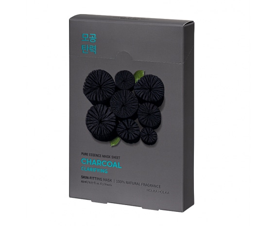 Näomaskide komplekt Pure Essence Mask Sheet - Charcoal (5 tk)
