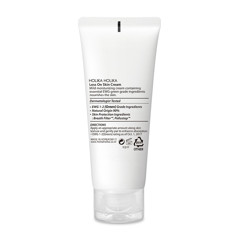 moisturizer with minimal ingredients