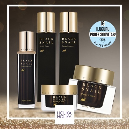 Hüdrogeel näomask Prime Youth Black Snail Repair Hydro Gel Mask (2301)