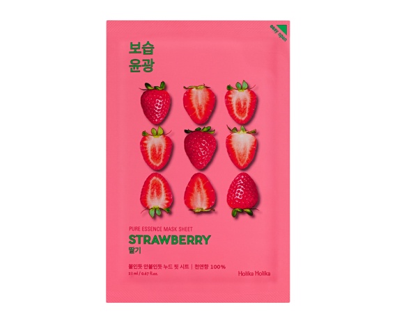 Pure Essence Mask Sheet - Strawberry - Holika Holika