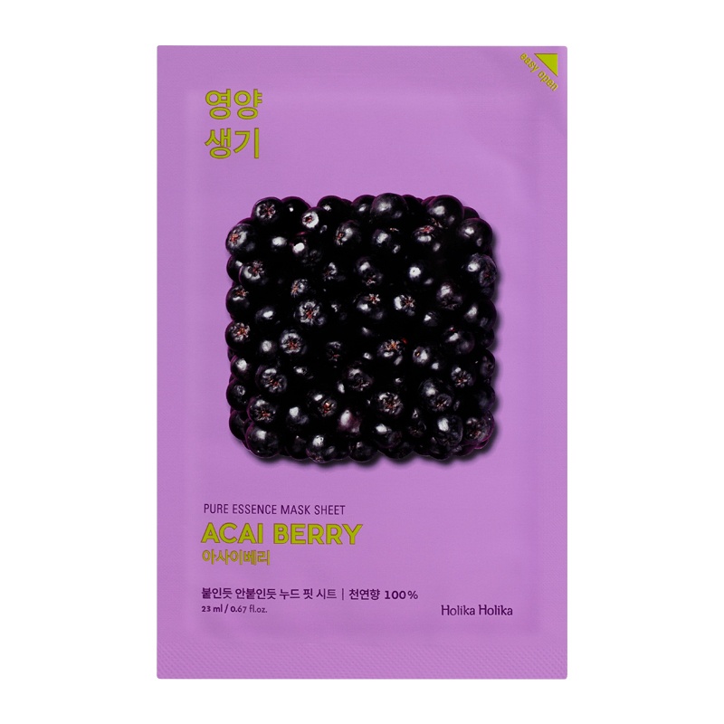 Pure Essence Mask Sheet - Acai Berry - Holika Holika