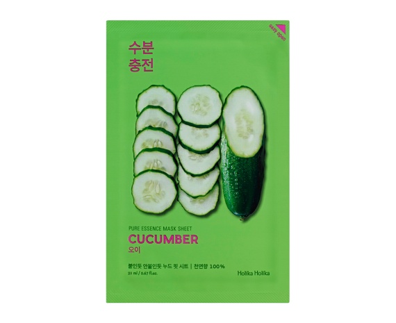 Pure Essence Mask Sheet - Cucumber - Holika Holika