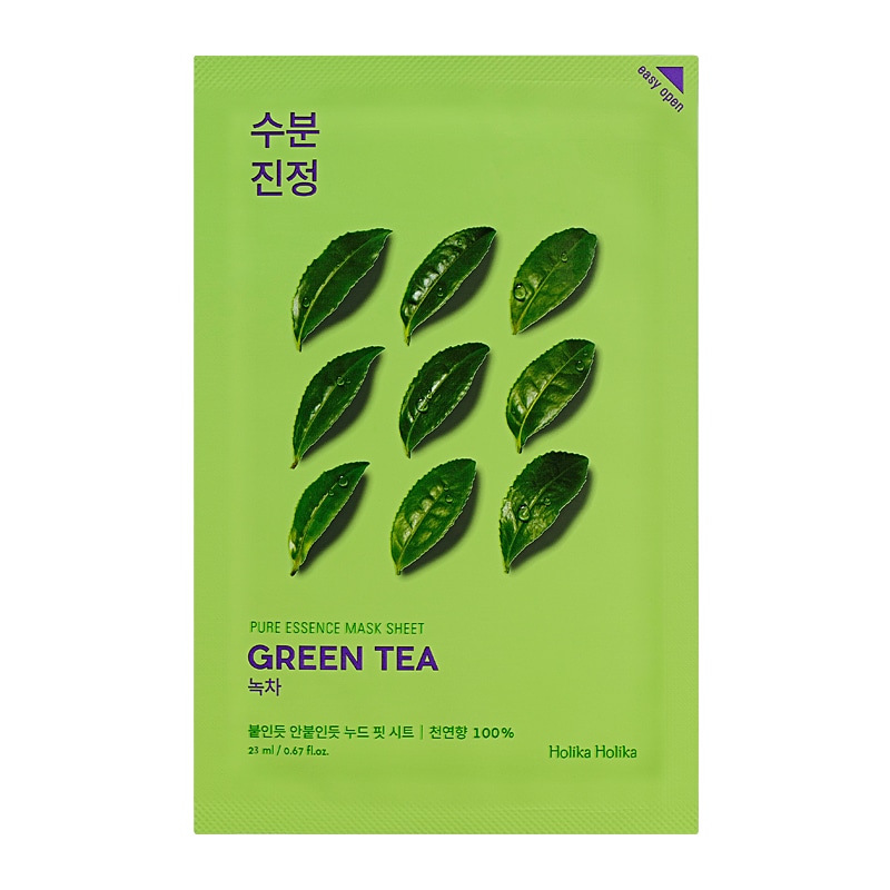 Pure Essence Mask Sheet - Green Tea - Holika Holika