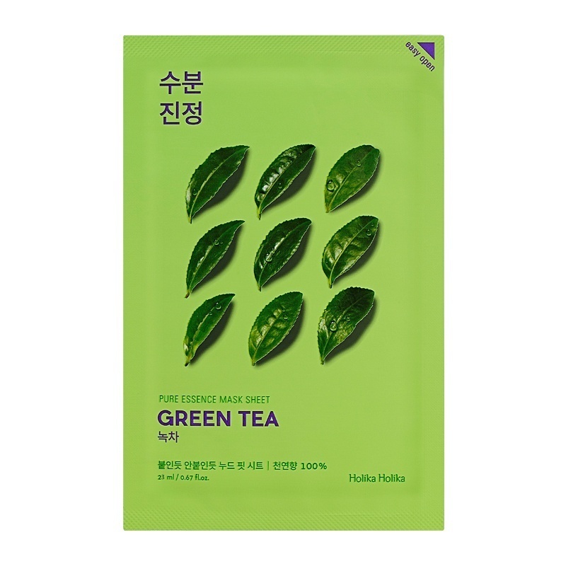 Тканевая маска Pure Essence Mask Sheet - Green Tea - Holika Holika