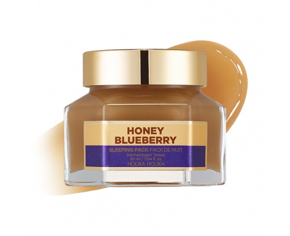 Öine näomask Honey Sleeping Pack (Blueberry/Mustikas)