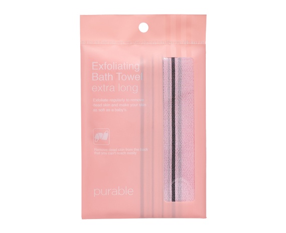 PURABLE Exfoliating Bath Towel Extra Long (1 pcs)