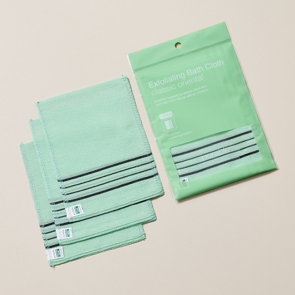 Korea kooriv pesulapp kehale PURABLE Exfoliating Bath Cloth Classic Oriental (3 tk) (2683)