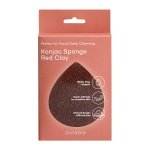 Konjac näopesukäsn punase saviga Purable Konjac Sponge - Red Clay