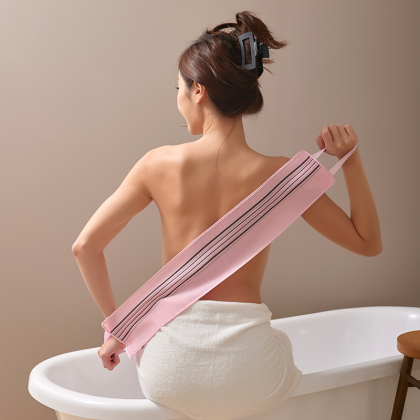Korea koorimisrätik kehale PURABLE Exfoliating Bath Towel extra long (1 tk) (4598)