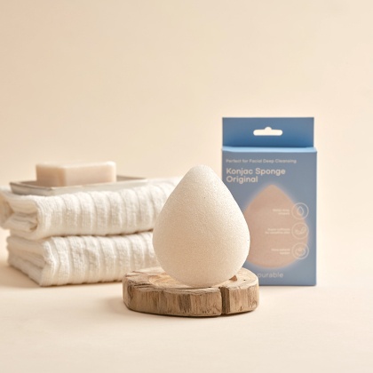 Konjac näopesukäsn Purable Konjac Sponge - Original (4600)