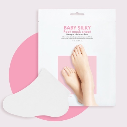 Смягчающая маска для ног Baby Silky Foot Mask Sheet (5003)