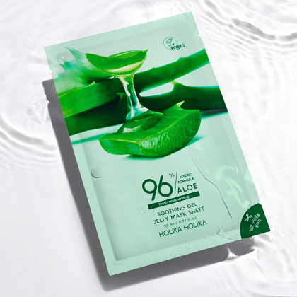 Aloe Hydro Formula 96% Soothing Gel Jelly Mask Sheet (5107)