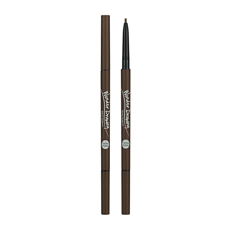 [Olive Young Exclusive] Wonder Drawing Skinny Eyebrow 02 Dark Brown (Double Edition)