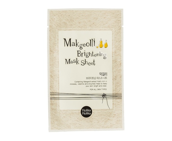 Makgeolli Brightening Mask Sheet - Holika Holika