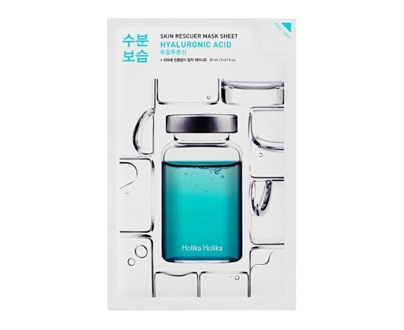 HOLIKA HOLIKA SKIN RESCUER マスク　プランエス Skin Rescuer Mask Sheet - Hyaluronic Acid - Holika Holika
