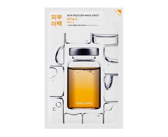 HOLIKA HOLIKA SKIN RESCUER マスク　プランエス Skin Rescuer Mask Sheet - Vita C - Holika Holika