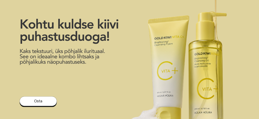 HOLIKA HOLIKA double cleansing duo Gold Kiwi