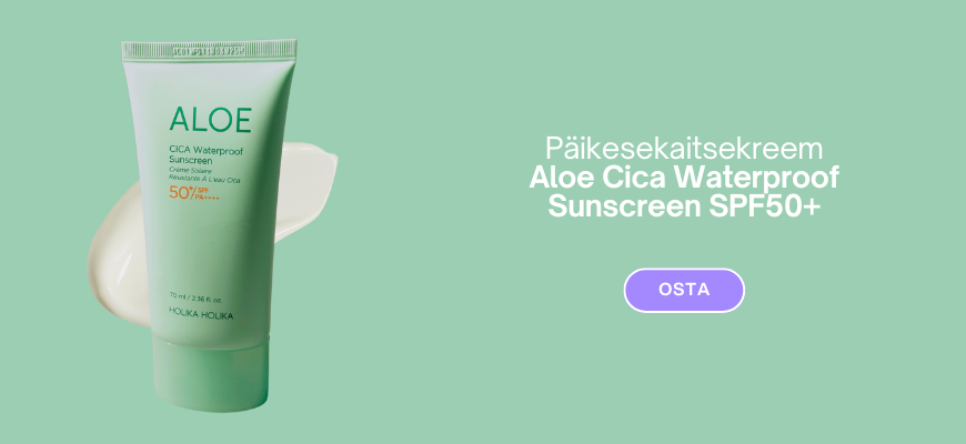 Holika Holika NEW aloe & CICA sunscreen